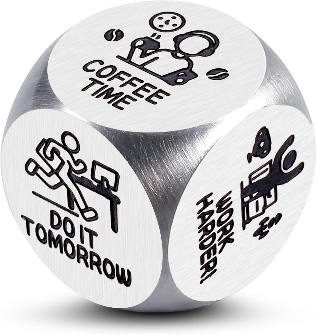 Stress Relief Dice Toy for Office Workers - Humorous Gifts for Coworkers