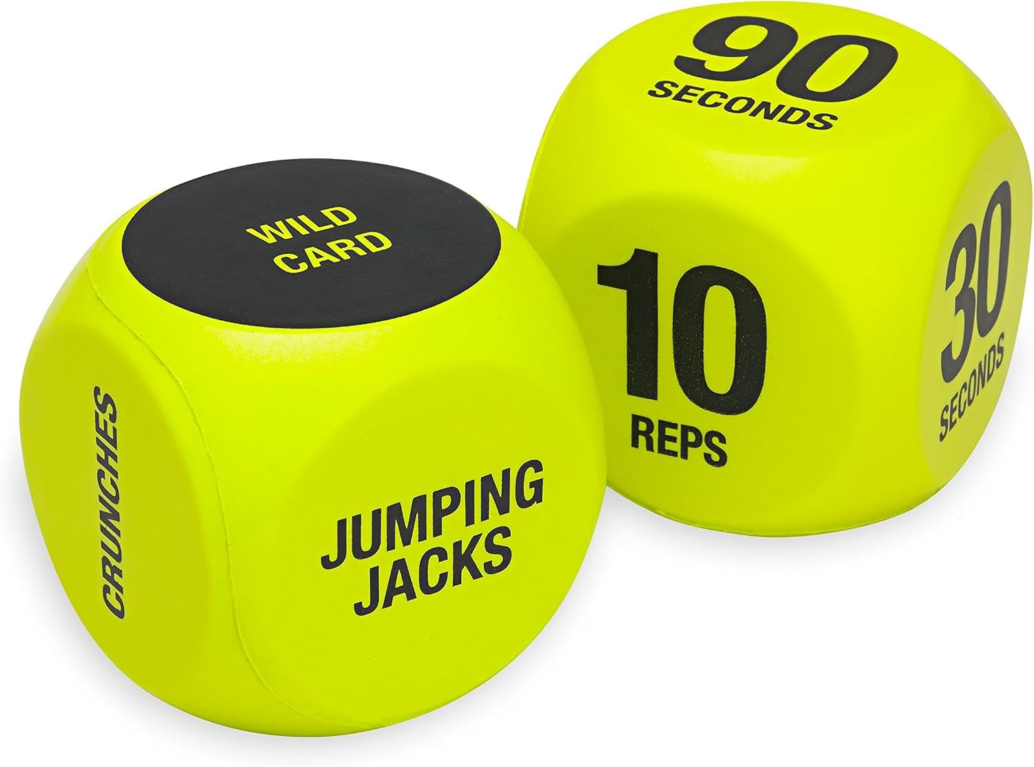 Exercise Dice, Group Fitness Game, 6-Sided with Carry Bag