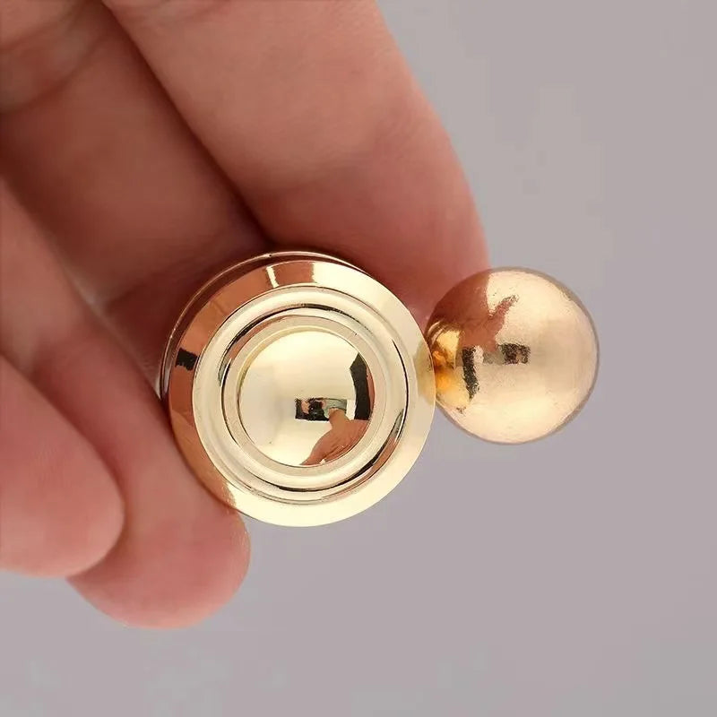 Professional Desktop Stress Relief Metal Fidget Spinner - Kinetic Rotary Gyro Toy for Adults and Kids
