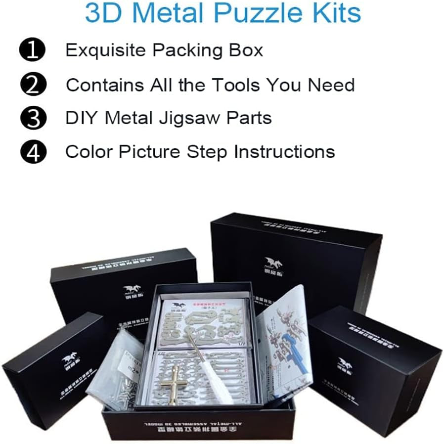3D Metal Puzzles for Adults,Mechanical Mantis 3D Puzzles