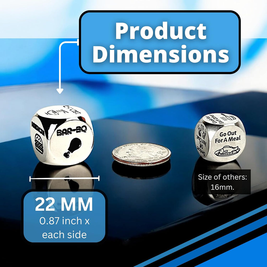 Dinner and Movie Dice, Date Night Decider & Couples Gift