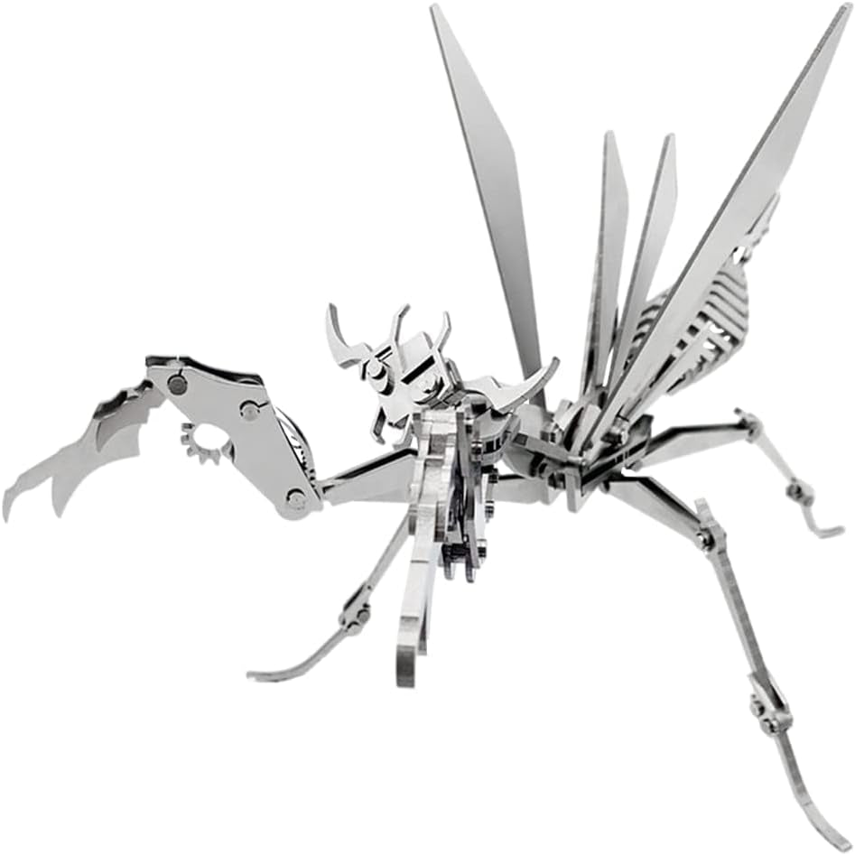 3D Metal Puzzles for Adults,Mechanical Mantis 3D Puzzles