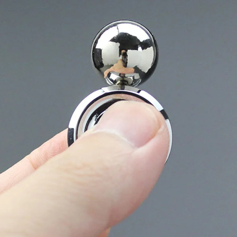 Professional Desktop Stress Relief Metal Fidget Spinner - Kinetic Rotary Gyro Toy for Adults and Kids
