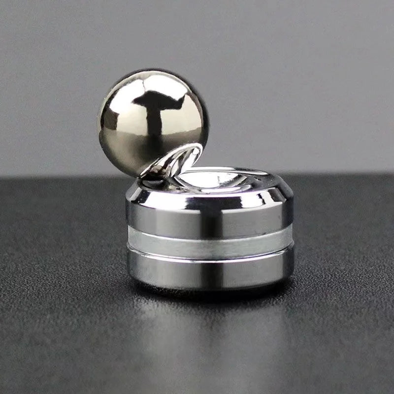 Professional Desktop Stress Relief Metal Fidget Spinner - Kinetic Rotary Gyro Toy for Adults and Kids