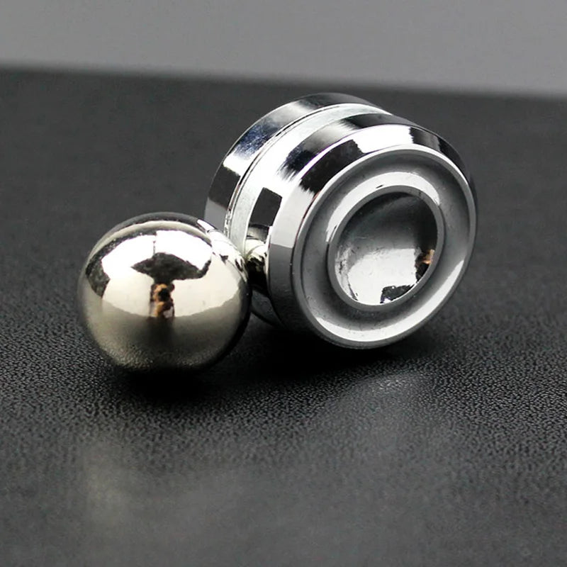 Professional Desktop Stress Relief Metal Fidget Spinner - Kinetic Rotary Gyro Toy for Adults and Kids